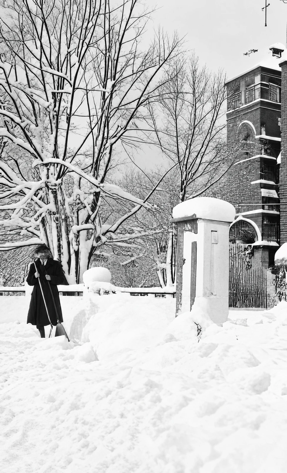 In winter