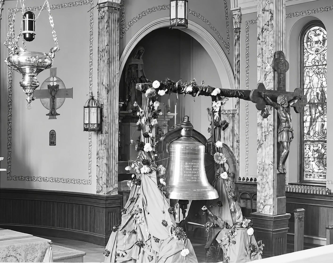 Blessing of the bell in 1904