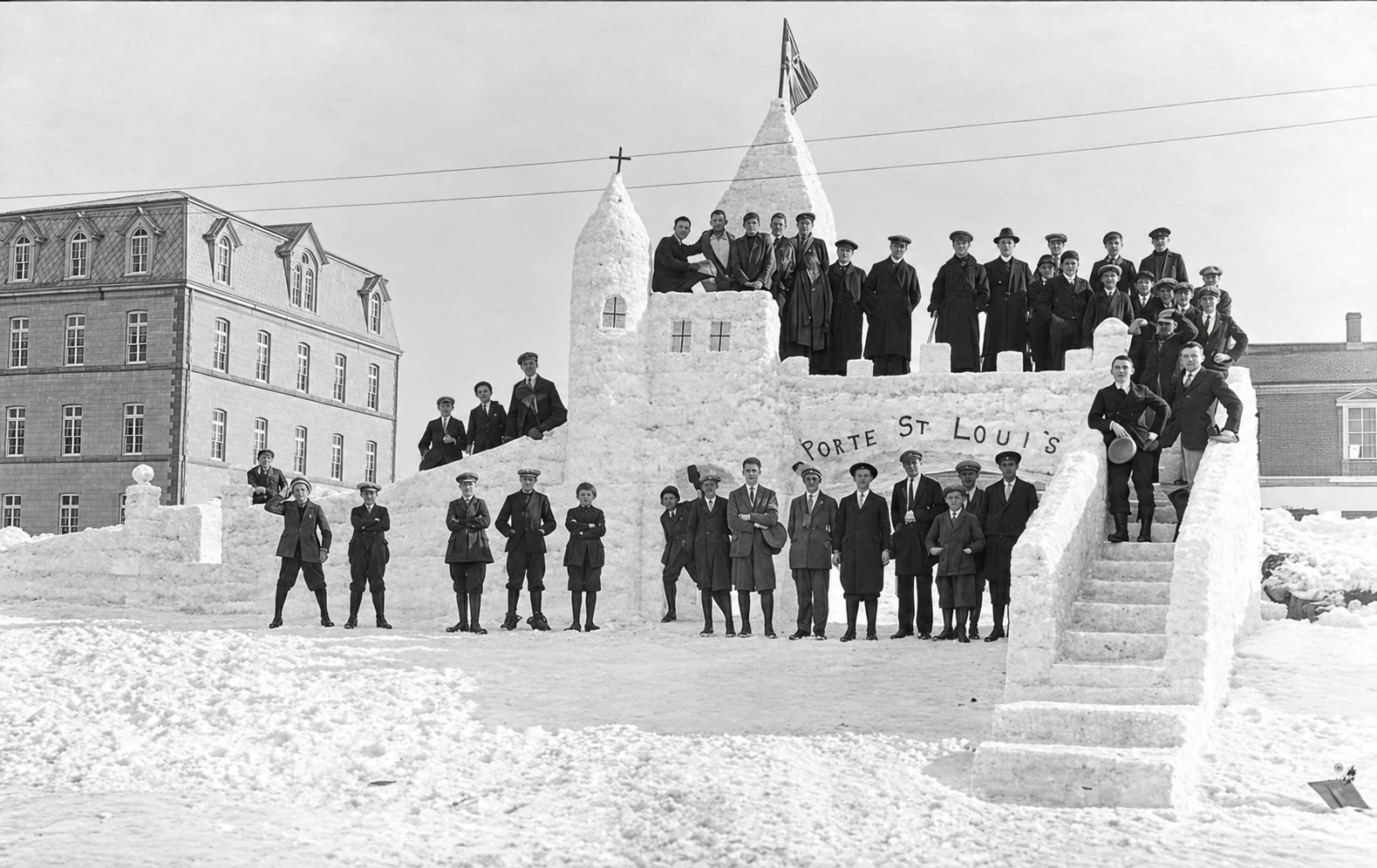 Snow fort, 1934