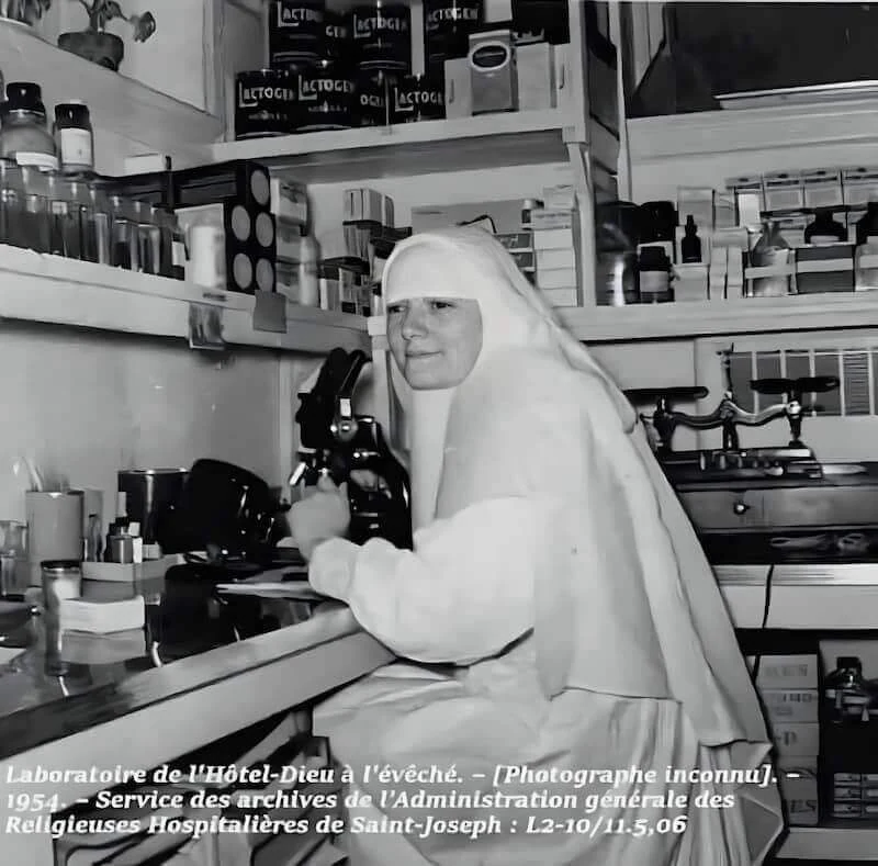 Archive photo of the section on health services in Hauterive, 4 of 4