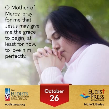 Image for 26 ottobre: a prayer asking Mary for the grace to love Jesus perfectly